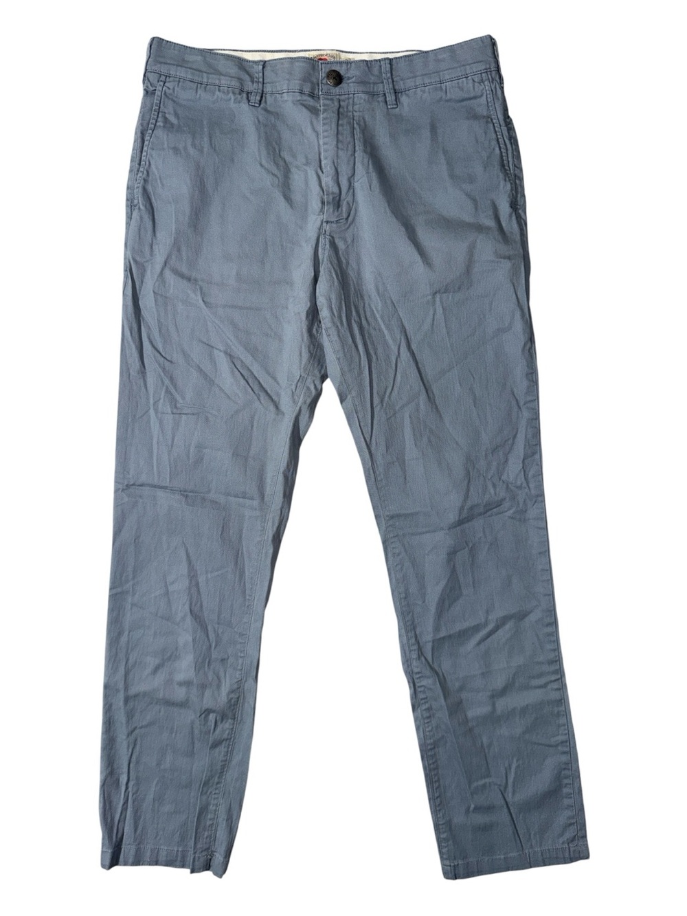 Faherty mens 30x27 blue cotton blend stretch lightweight chino pants EUC